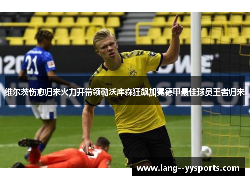 维尔茨伤愈归来火力开带领勒沃库森狂飙加冕德甲最佳球员王者归来